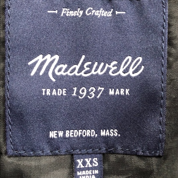 Madewell ‘Metropolis’ Collarless Leather Jacket - Picture 12 of 16
